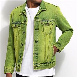 Green Neon Levi’s Jacket.